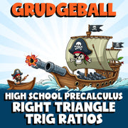 Right Triangle Trig Ratios GRUDGEBALL Math Game - No Prep PreCalculus Review