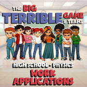 Work Applications BIG TERRIBLE GAME - No Prep Physics Science Review Activity