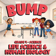 Life Science & Human Biology BUMP Science Game - No Prep Grade 4 Review Activity