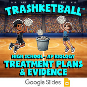 Treatment Plans & Evidence TRASHKETBALL Science Game - No Prep AP Biology Review