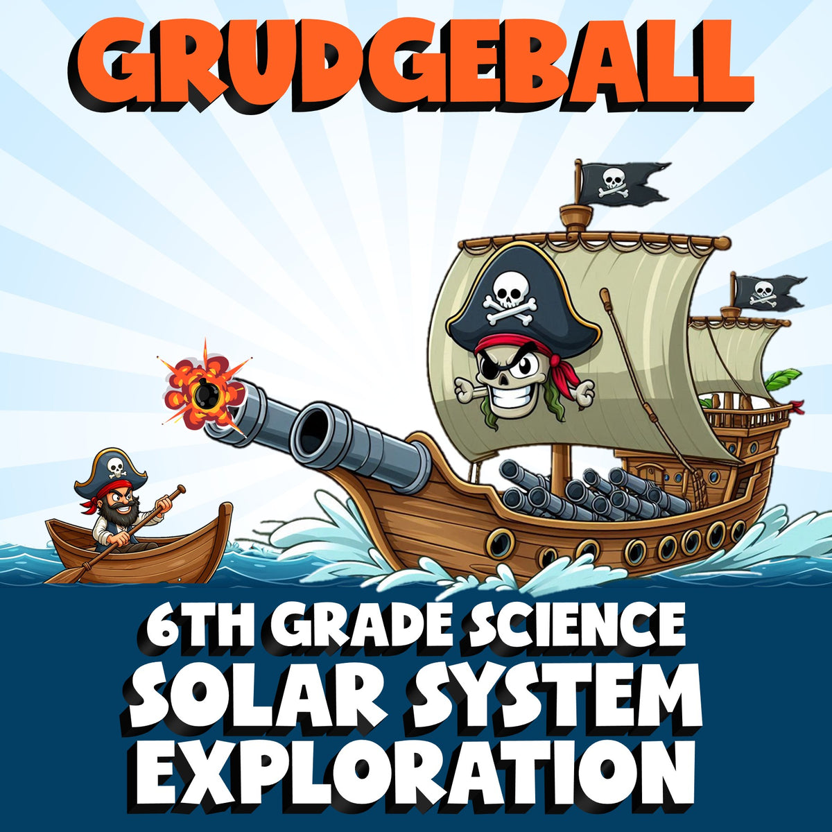 Solar System Exploration GRUDGEBALL Science Game - No Prep Grade 6 Review