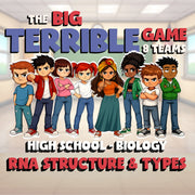 RNA Structure & Types BIG TERRIBLE GAME - No Prep Biology Science Review