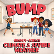 Climate & Severe Weather BUMP Science Game - No Prep Grade 4 Review Activity