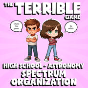 Spectrum Organization THE TERRIBLE GAME - No Prep Astronomy Science Review