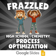 Process Optimization FRAZZLED Science Game - No Prep Chemistry Review Activity