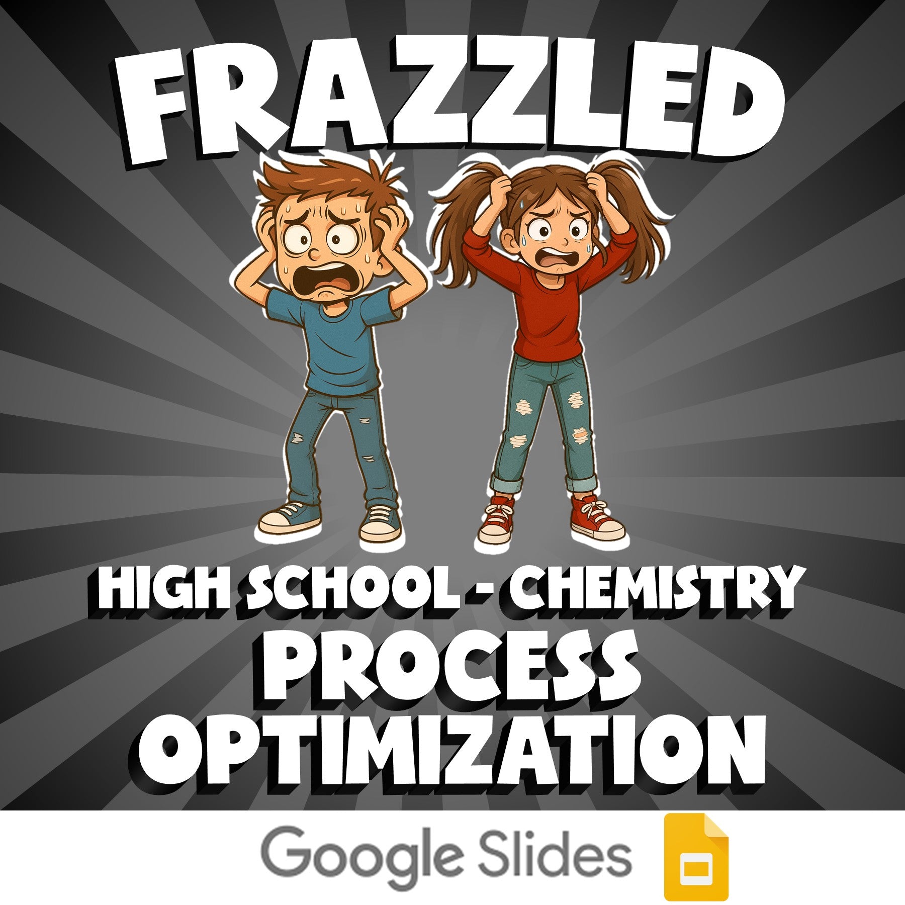 Process Optimization FRAZZLED Science Game - No Prep Chemistry Review Activity