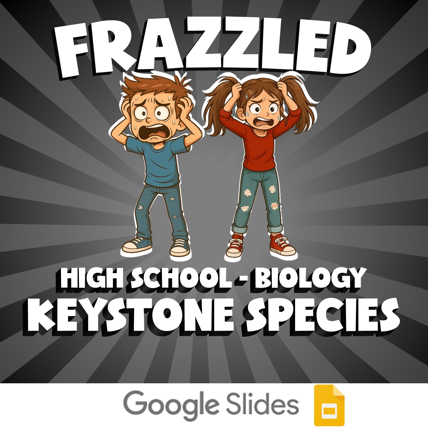Keystone Species FRAZZLED Science Game - No Prep Biology Review Activity