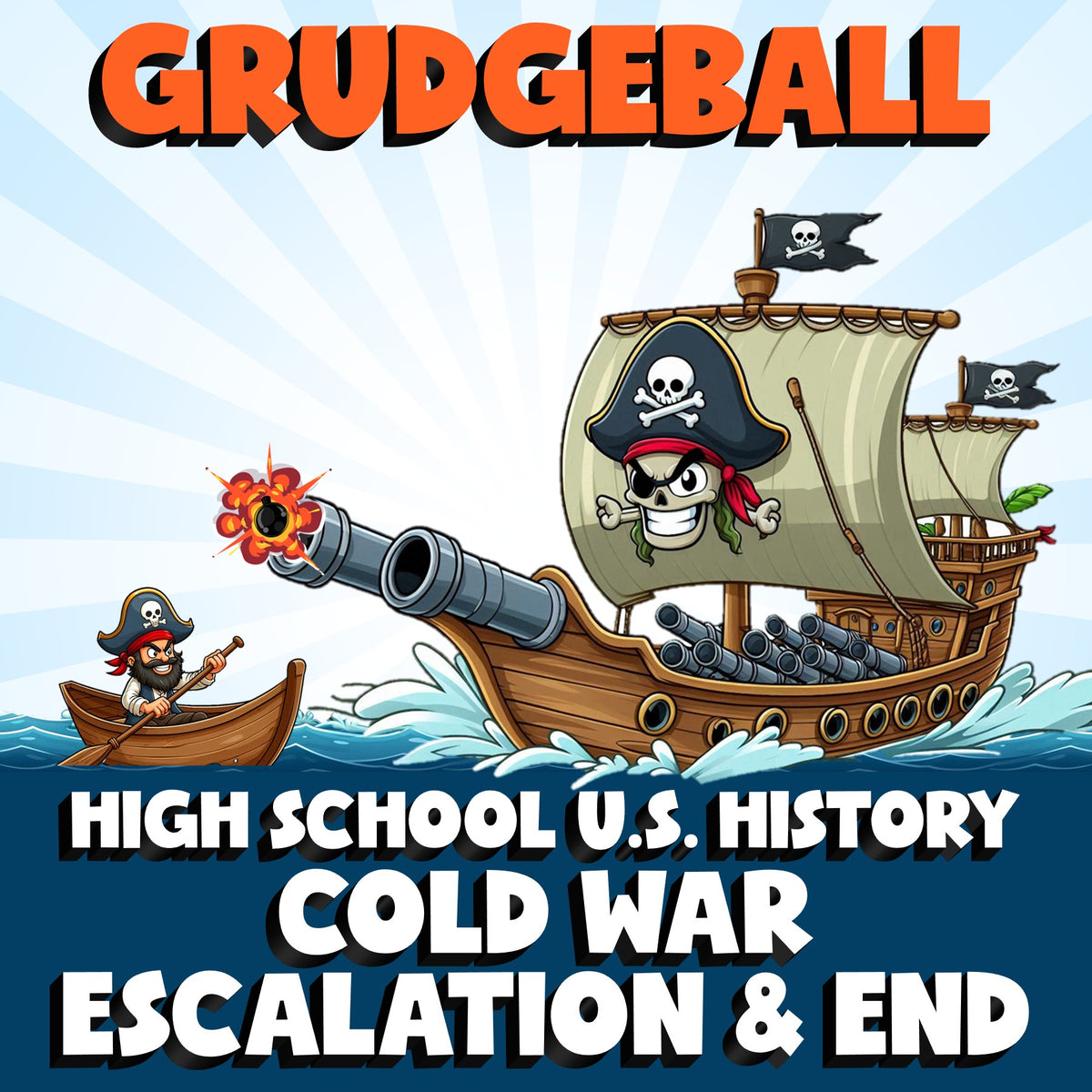Cold War Escalation & End GRUDGEBALL U.S. History Game - No Prep Review Activity