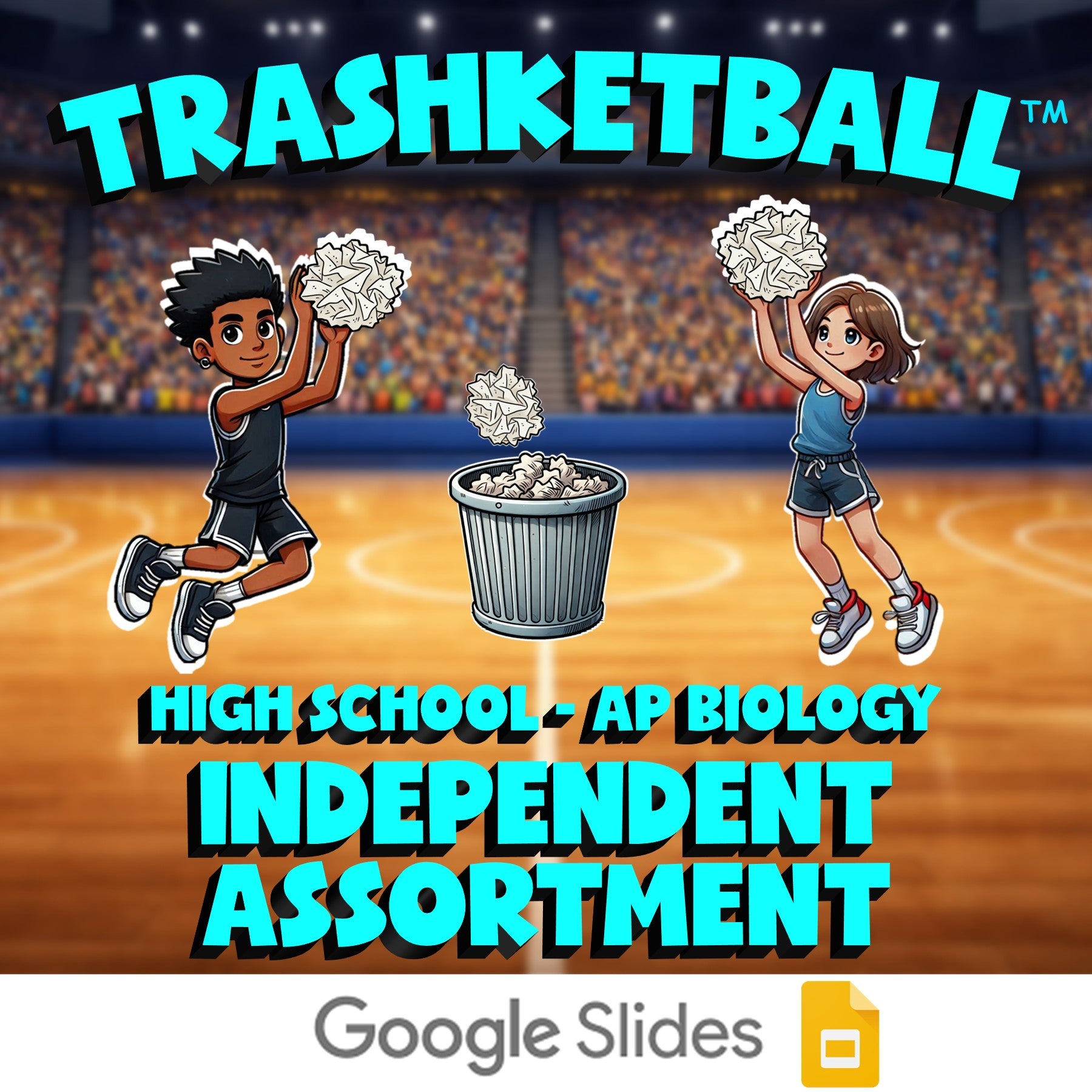 Independent Assortment TRASHKETBALL Science Game - No Prep AP Biology Review