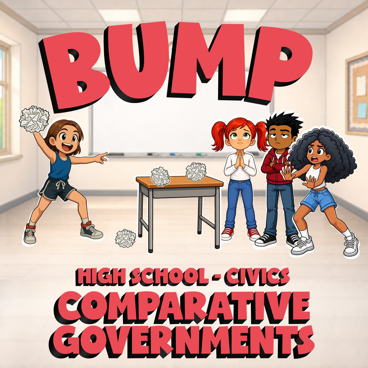 Comparative Governments BUMP Civics Game - No Prep Review Activity