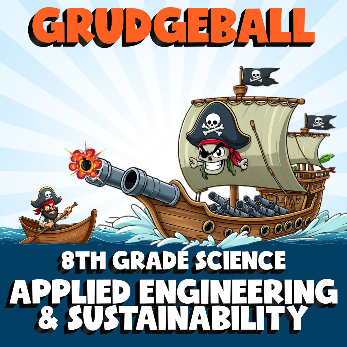 Applied Engineering & Sustainability GRUDGEBALL Science Game - No Prep Grade 8