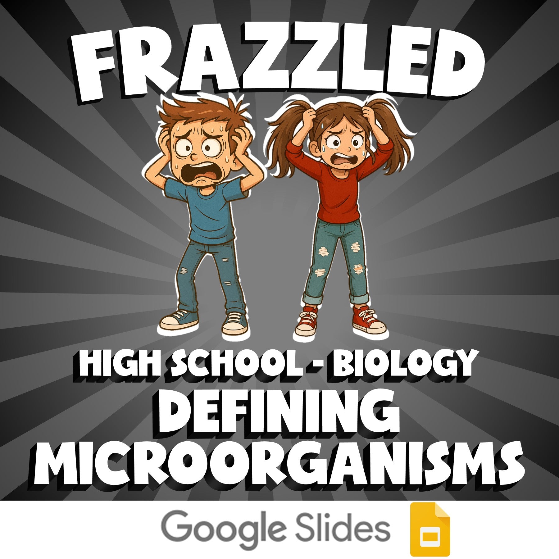 Defining Microorganisms FRAZZLED Science Game - No Prep Biology Review Activity