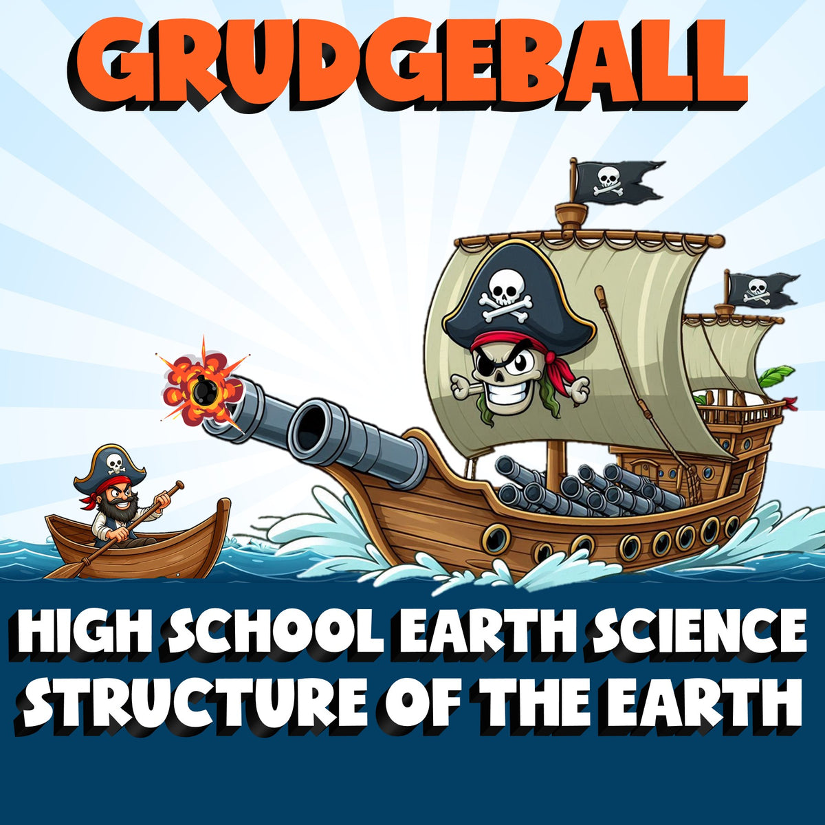 Structure of the Earth GRUDGEBALL Game - No Prep Earth Science Review Activity