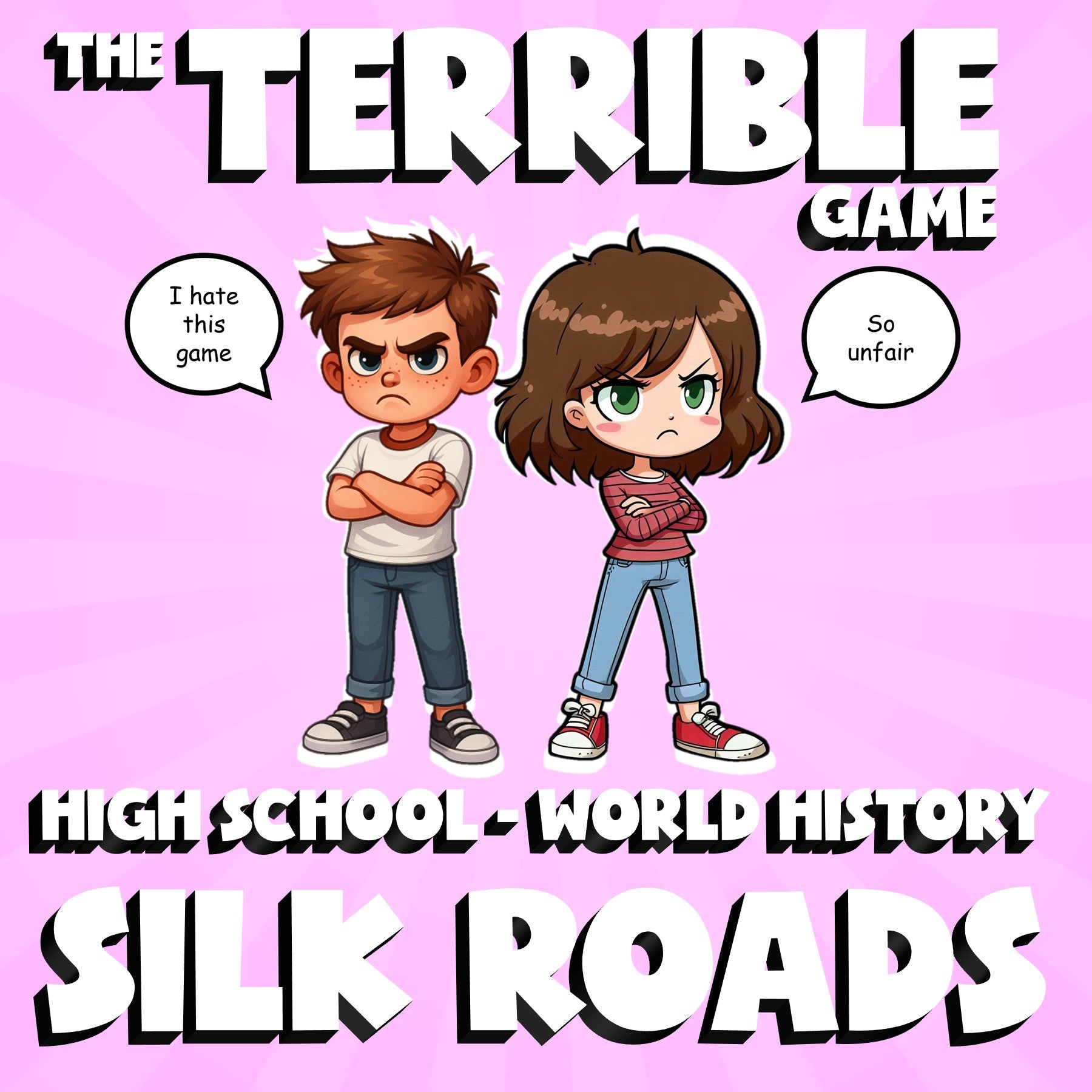 Silk Roads THE TERRIBLE GAME - No Prep World History Review Activity