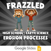 Erosion Processes FRAZZLED Game - No Prep Earth Science Review Activity