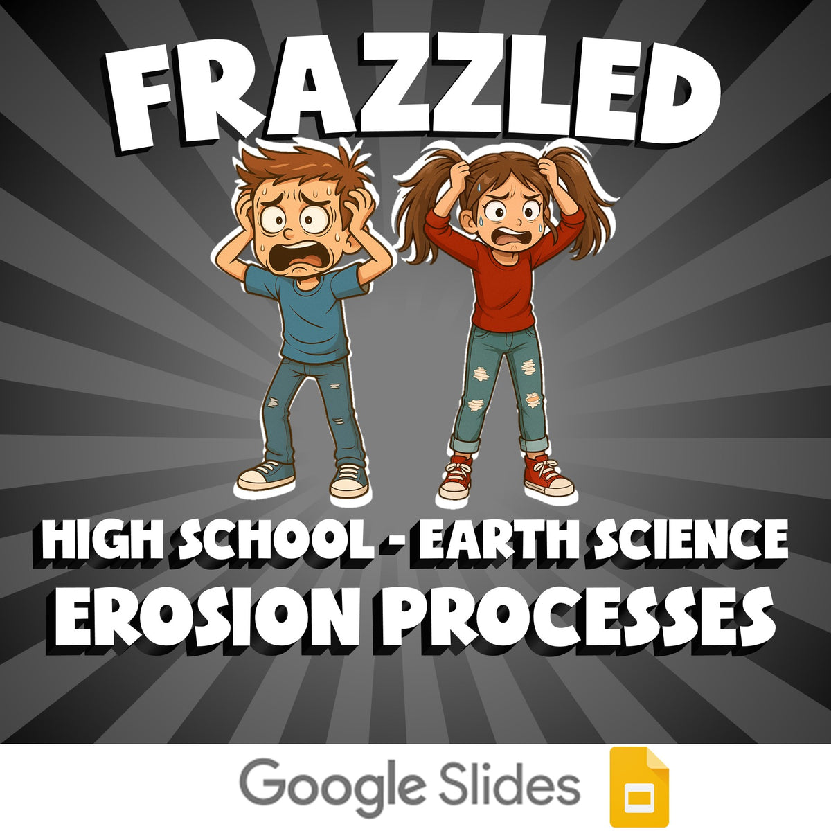 Erosion Processes FRAZZLED Game - No Prep Earth Science Review Activity