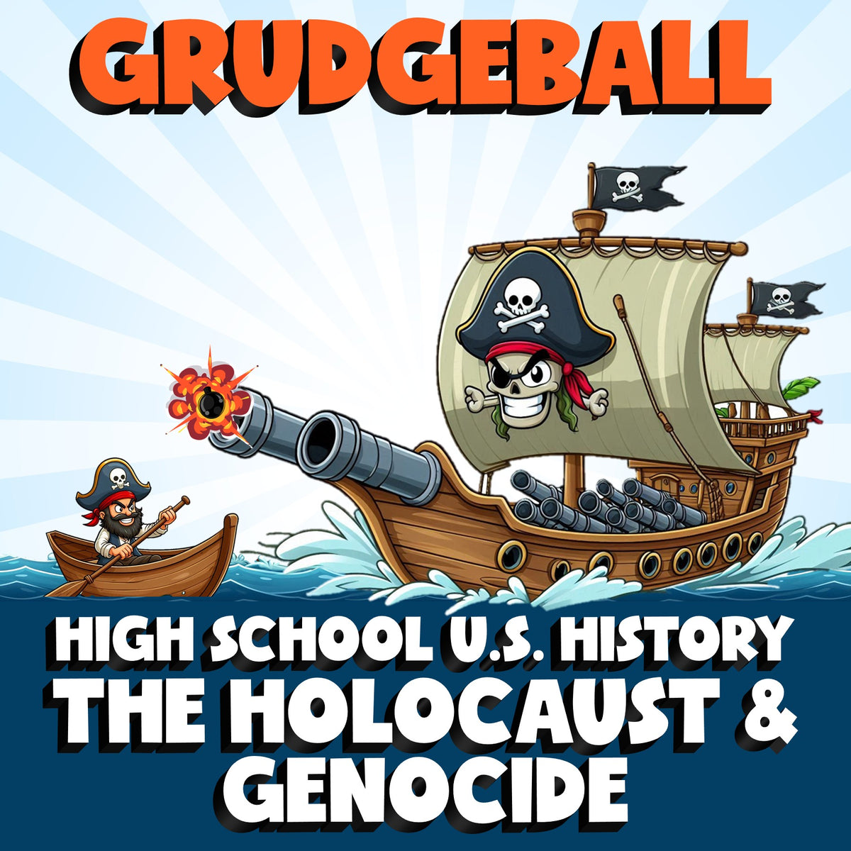 The Holocaust & Genocide GRUDGEBALL U.S. History Game - No Prep Review Activity