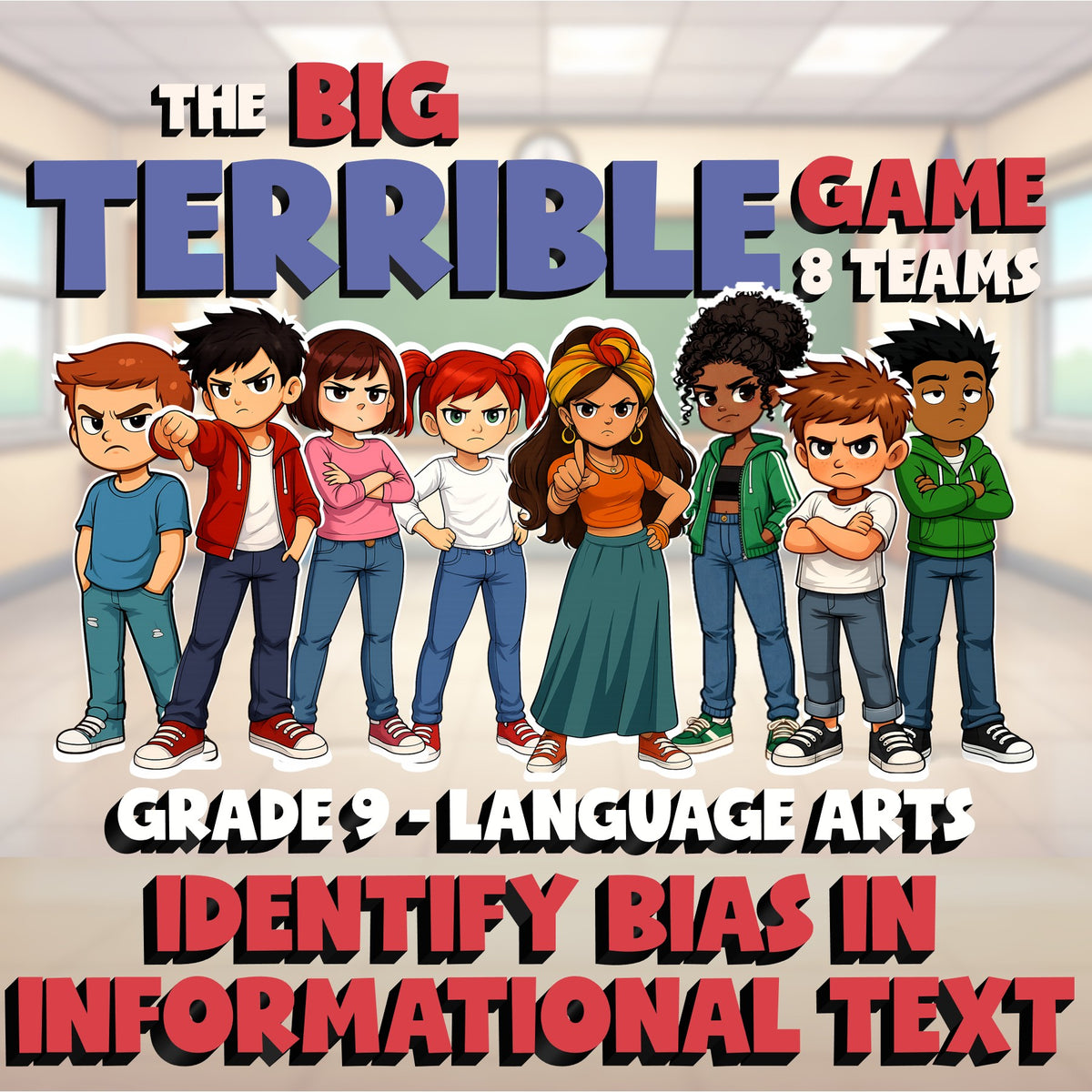 Identify Bias in Informational Text BIG TERRIBLE GAME - Grade 9 ELA Review