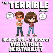 Variation & Heritability THE TERRIBLE GAME - No Prep AP Biology Science Review