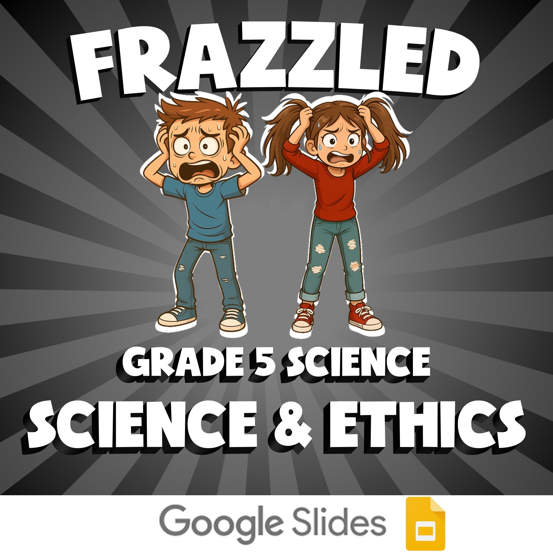 Science & Ethics FRAZZLED Science Game - No Prep Grade 5 Review Activity