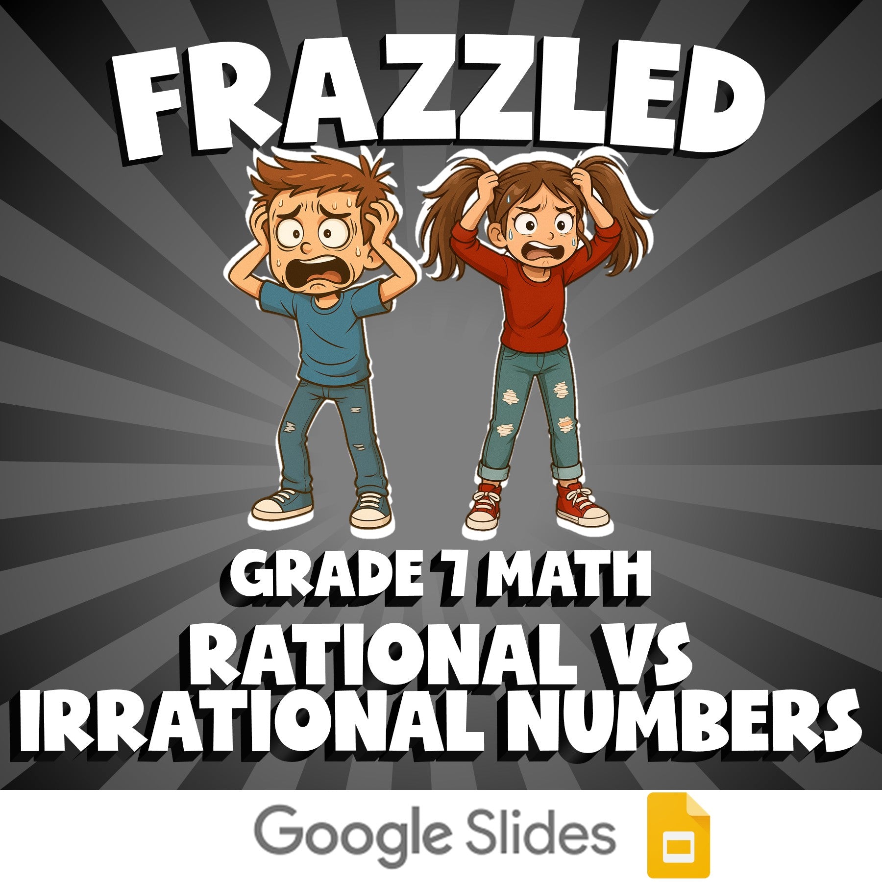 Rational vs Irrational Numbers FRAZZLED Math Game - No Prep Grade 7 Review