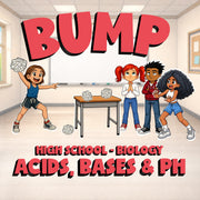 Acids, Bases & pH BUMP Science Game - No Prep Biology Review Activity