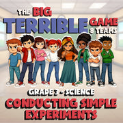 Conducting Simple Experiments BIG TERRIBLE GAME - No Prep Grade 3 Science Review