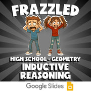 Inductive Reasoning FRAZZLED Math Game - No Prep Geometry Review Activity