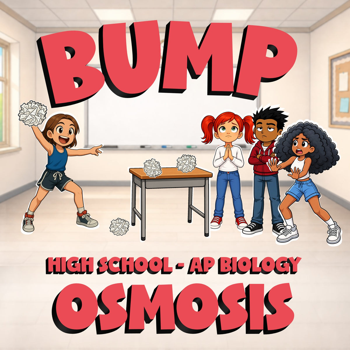 Osmosis BUMP Science Game - No Prep AP Biology Review Activity