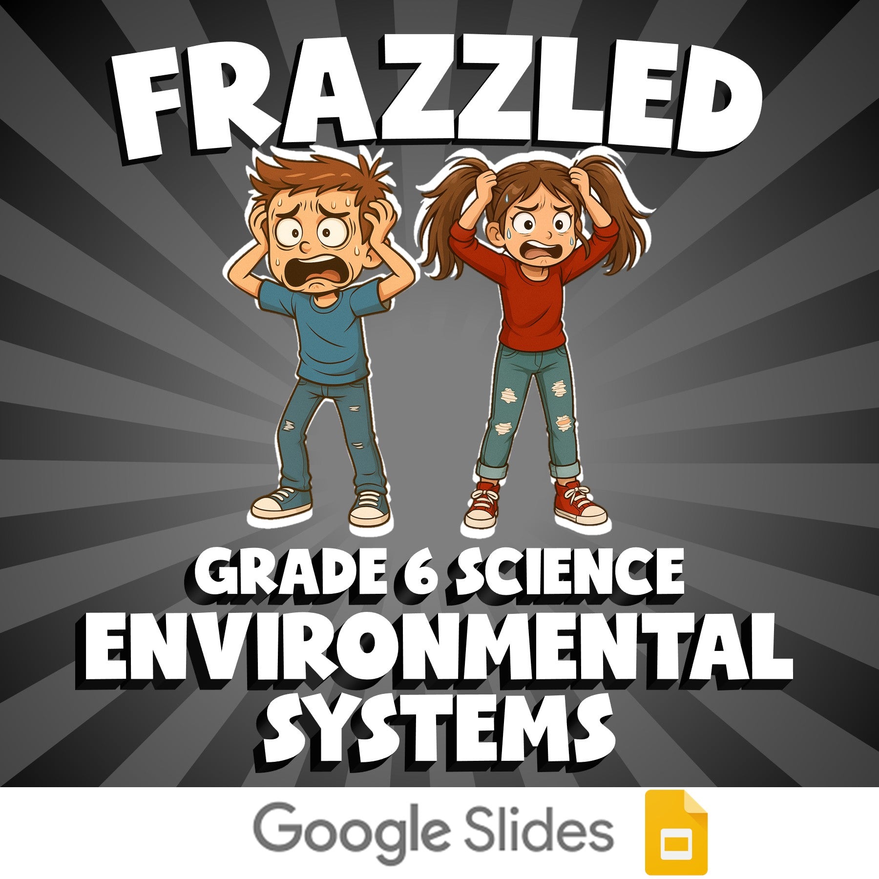 Environmental Systems FRAZZLED Science Game - No Prep Grade 6 Review Activity