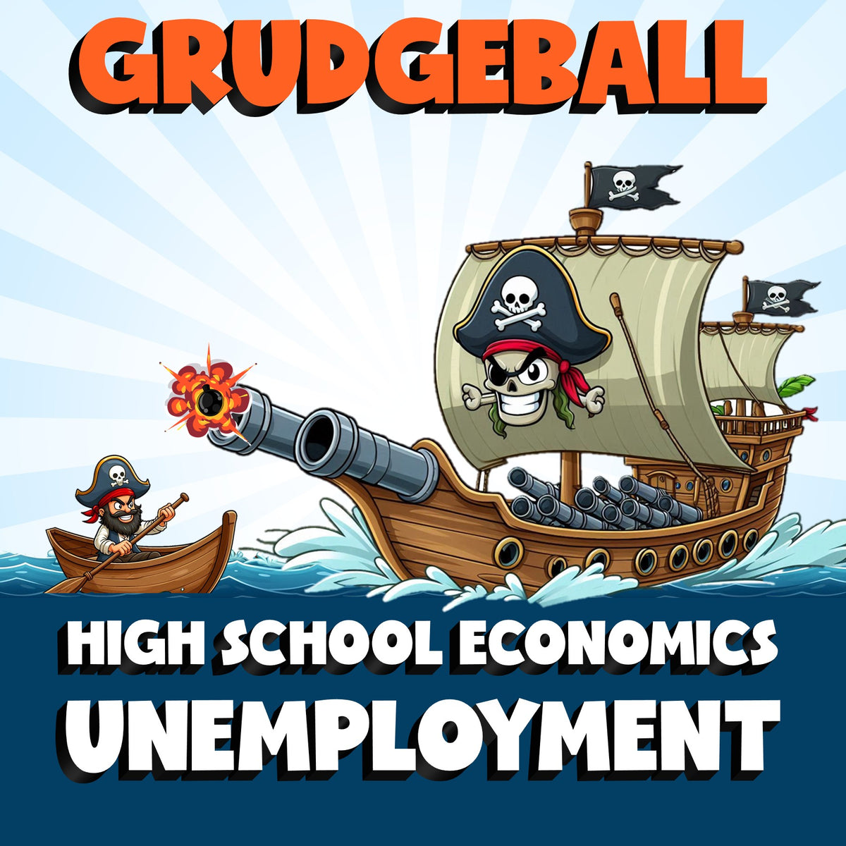 Unemployment GRUDGEBALL Economics Game - No Prep Review Activity