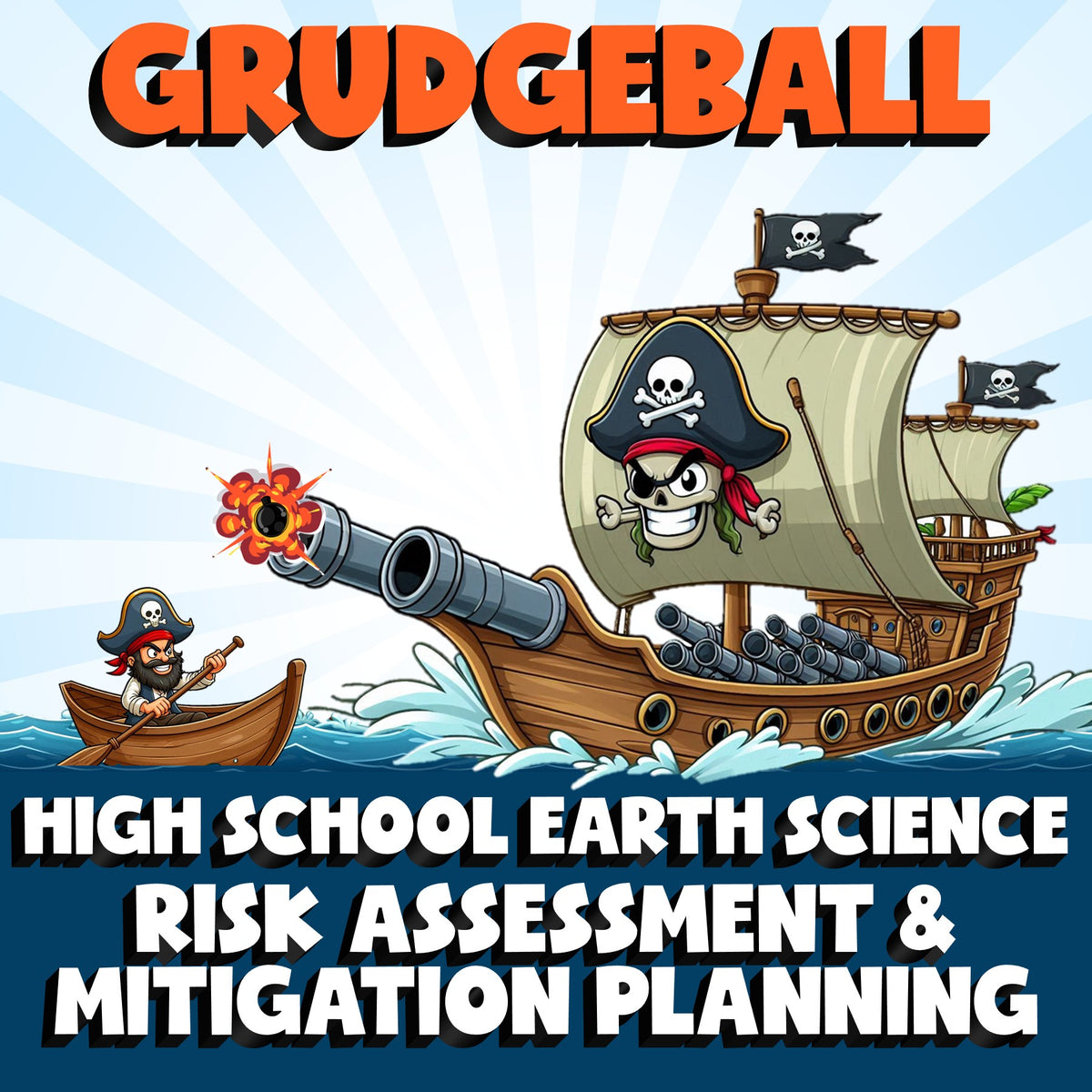 Risk Assessment & Mitigation Planning GRUDGEBALL Game - No Prep Earth Science
