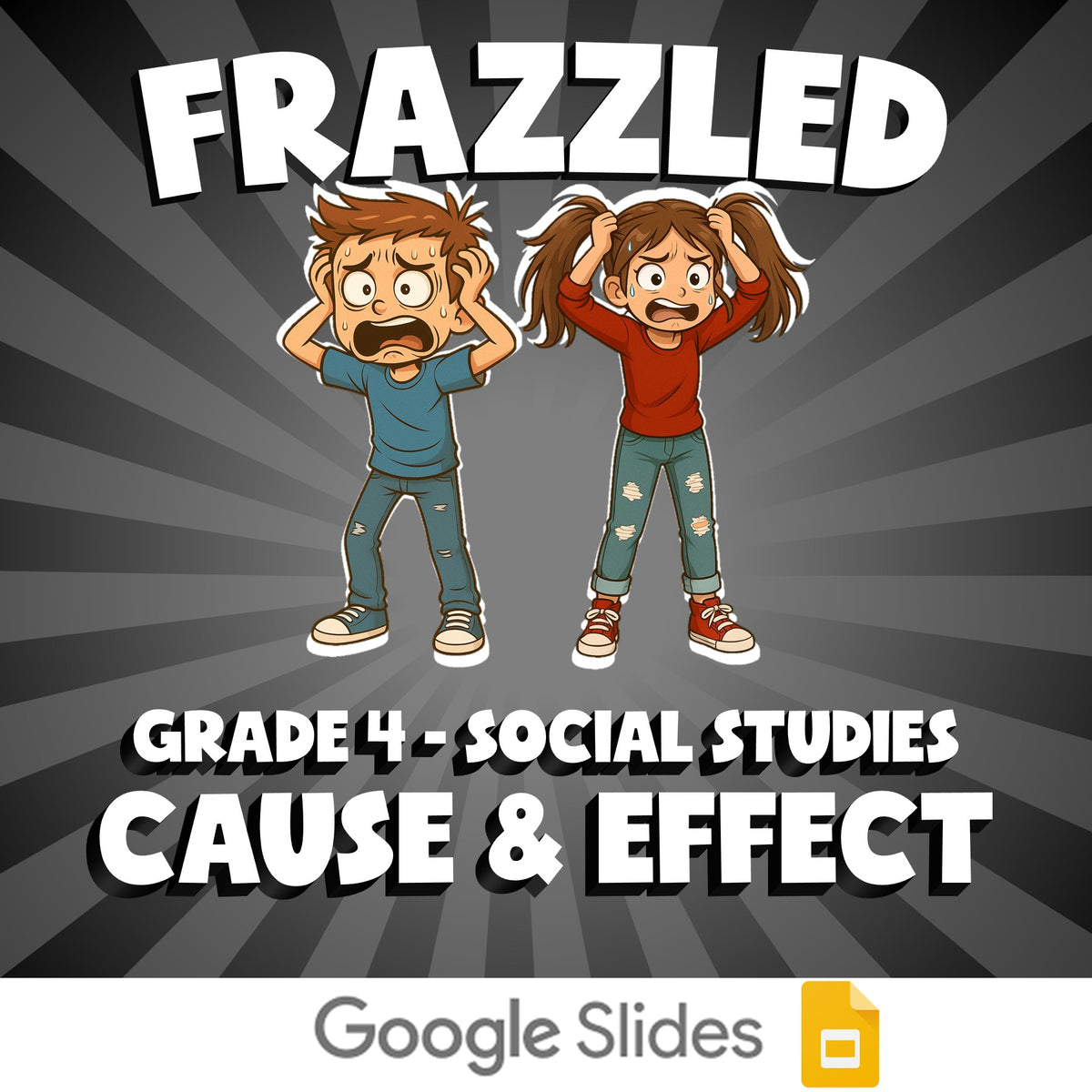 Cause & Effect FRAZZLED Socials Game - No Prep Grade 4 Review Activity