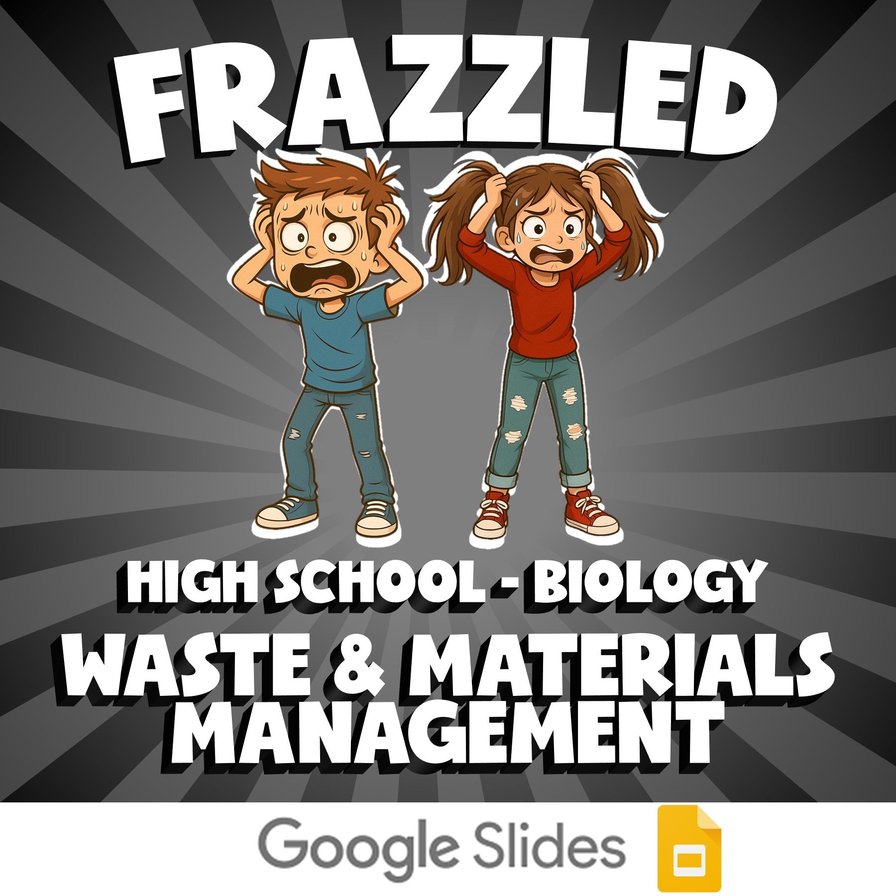 Waste & Materials Management FRAZZLED Science Game - No Prep Biology Review