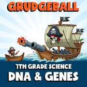 DNA & Genes GRUDGEBALL Science Game - No Prep Grade 7 Review Activity