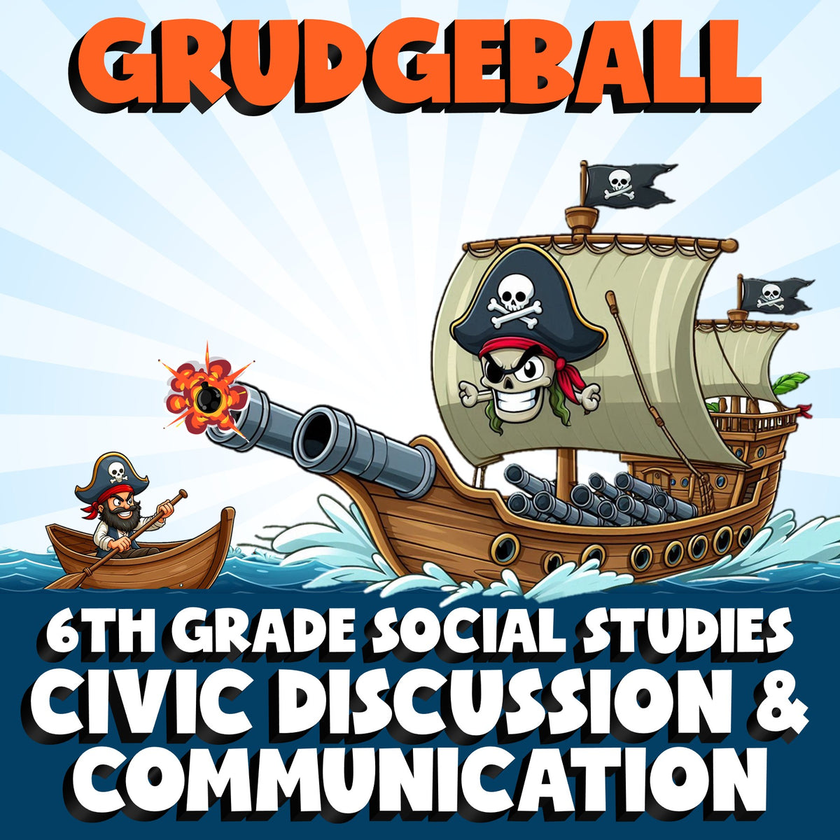 Civic Discussion & Communication GRUDGEBALL Socials Game - No Prep Grade 6