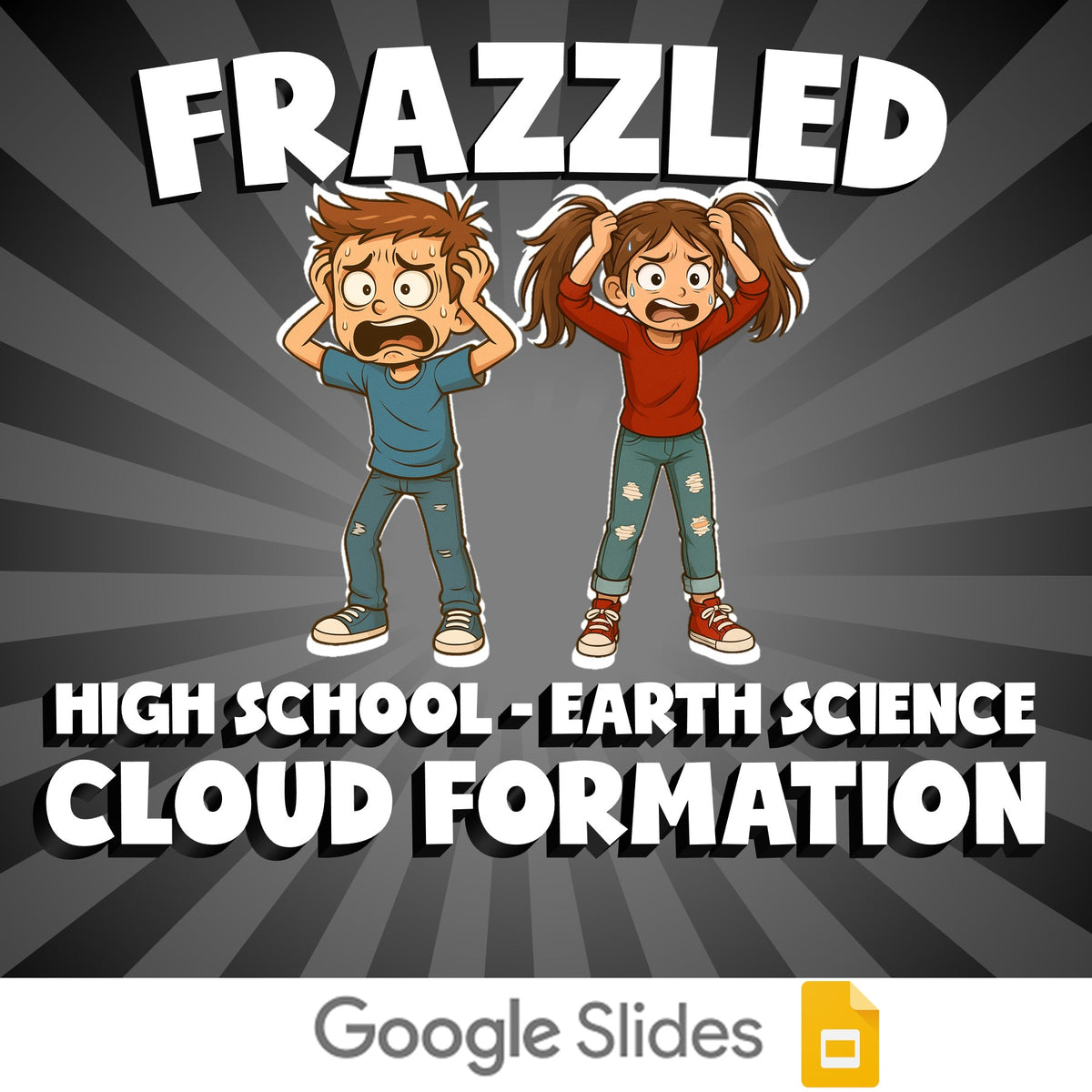 Cloud Formation FRAZZLED Game - No Prep Earth Science Review Activity