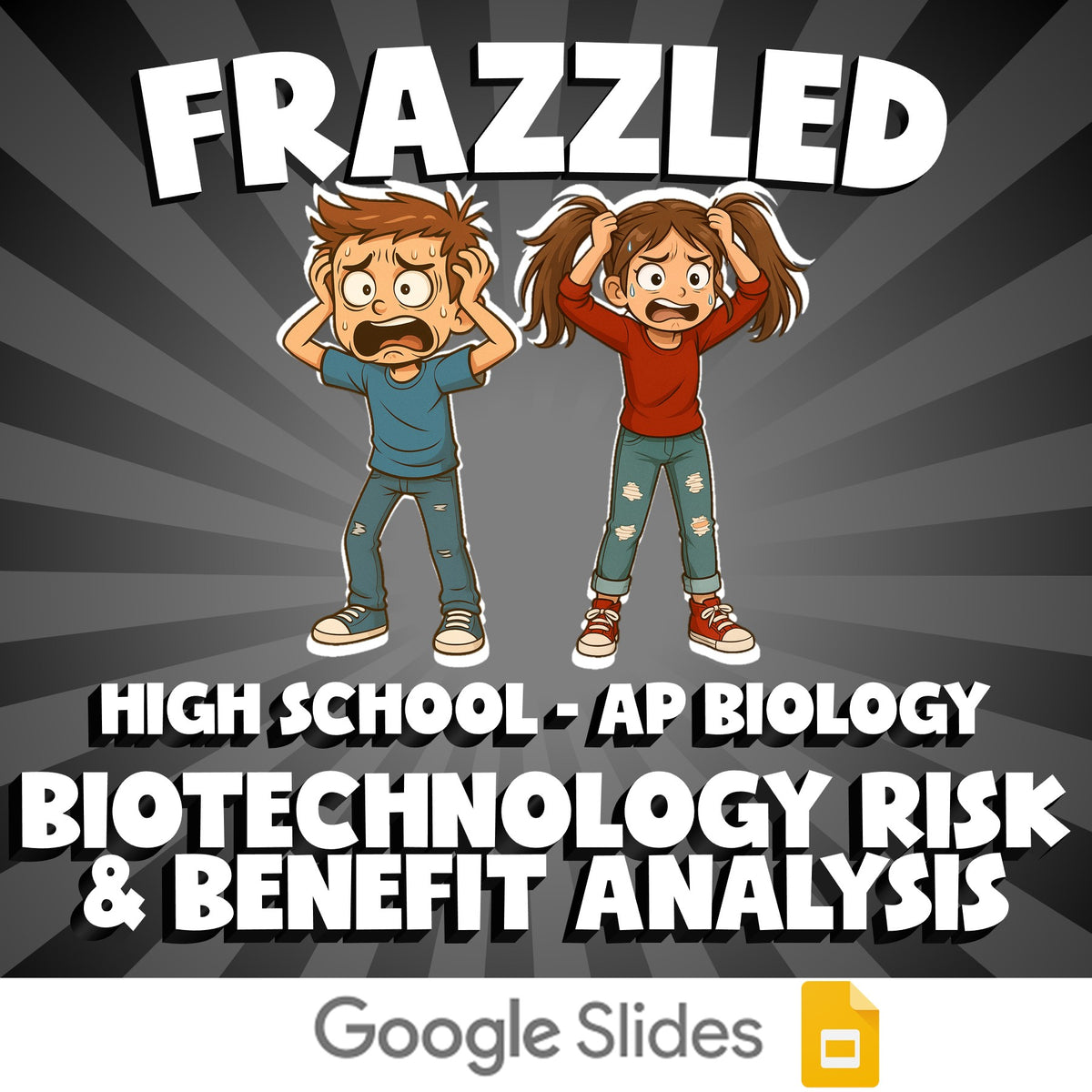 Biotechnology Risk & Benefit Analysis FRAZZLED Science Game - No Prep AP Biology