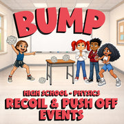 Recoil & Push Off Events BUMP Science Game - No Prep Physics Review Activity