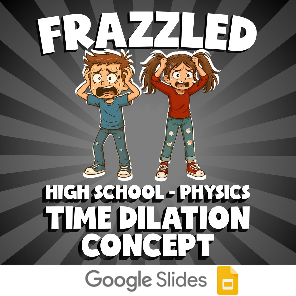 Time Dilation Concept FRAZZLED Science Game - No Prep Physics Review Activity