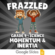 Momentum & Inertia FRAZZLED Science Game - No Prep Grade 9 Review Activity