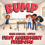 First Amendment Freedoms BUMP Civics Game - No Prep Review Activity
