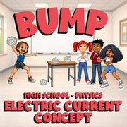 Electric Current Concept BUMP Science Game - No Prep Physics Review Activity
