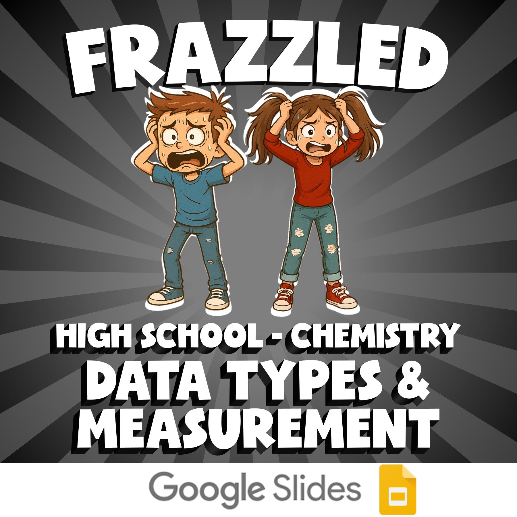 Data Types & Measurement FRAZZLED Science Game - No Prep Chemistry Review