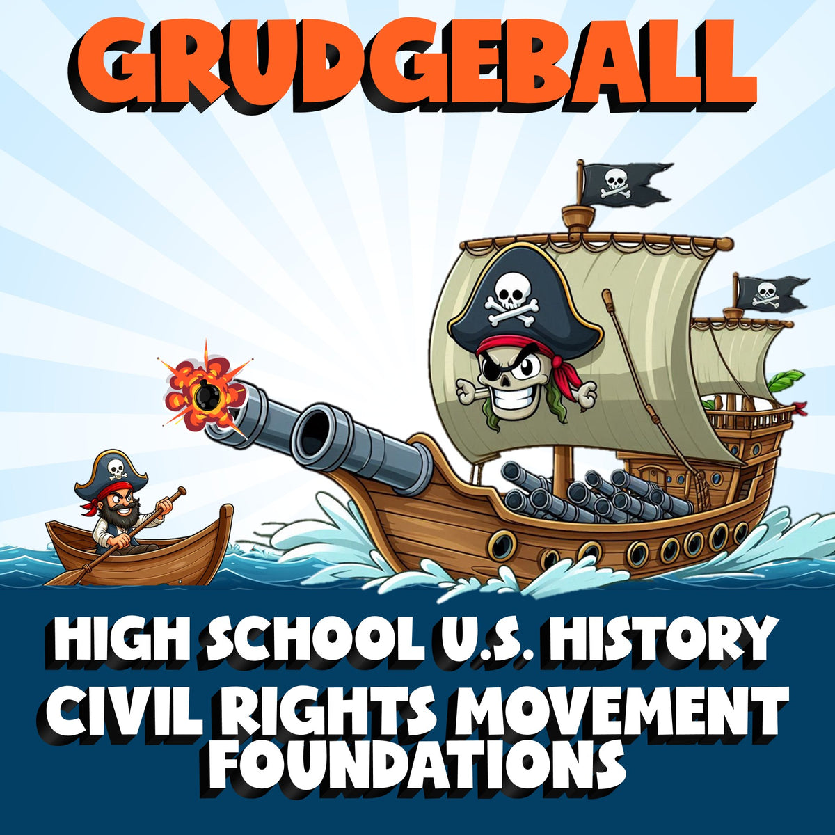 Civil Rights Movement Foundations GRUDGEBALL U.S. History Game - No Prep Review