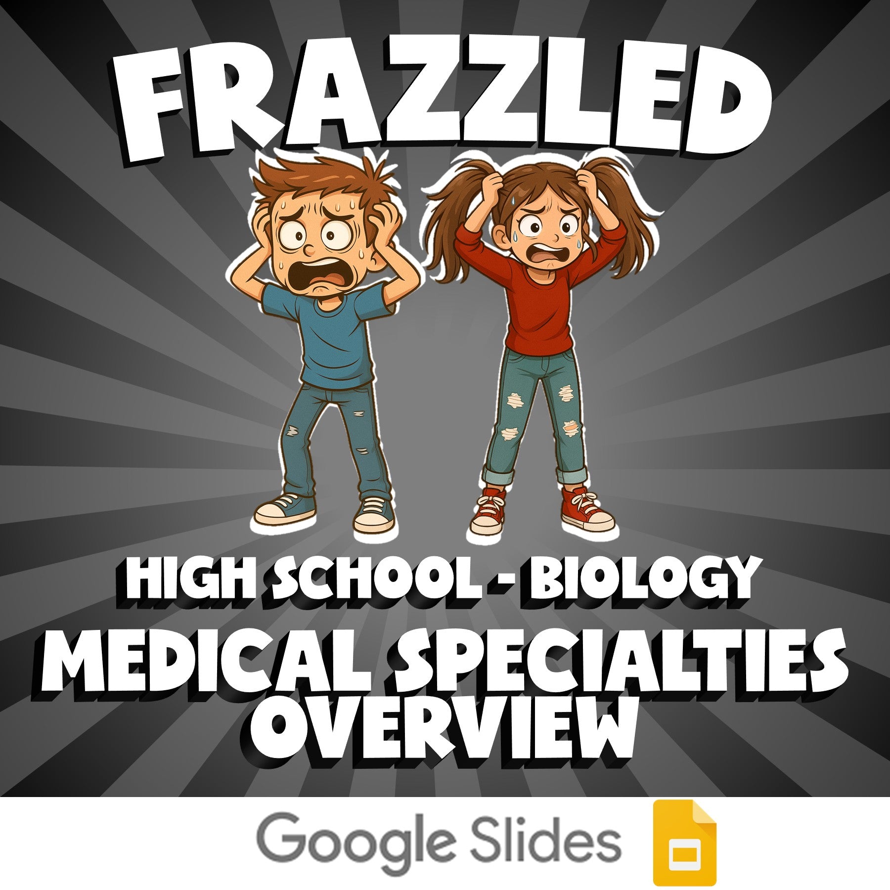Medical Specialties Overview FRAZZLED Science Game - No Prep Biology Review