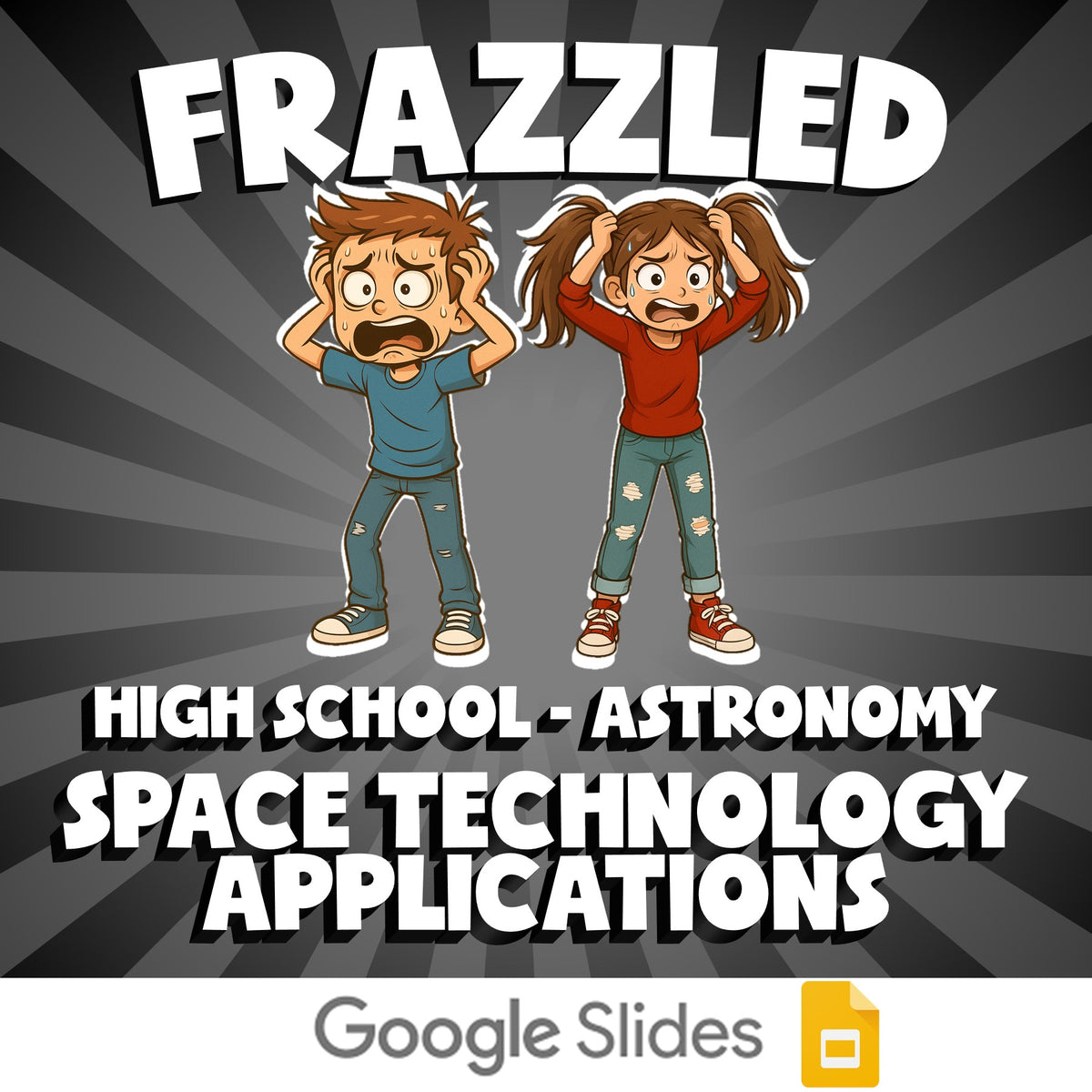 Space Technology Applications FRAZZLED Science Game - No Prep Astronomy Review