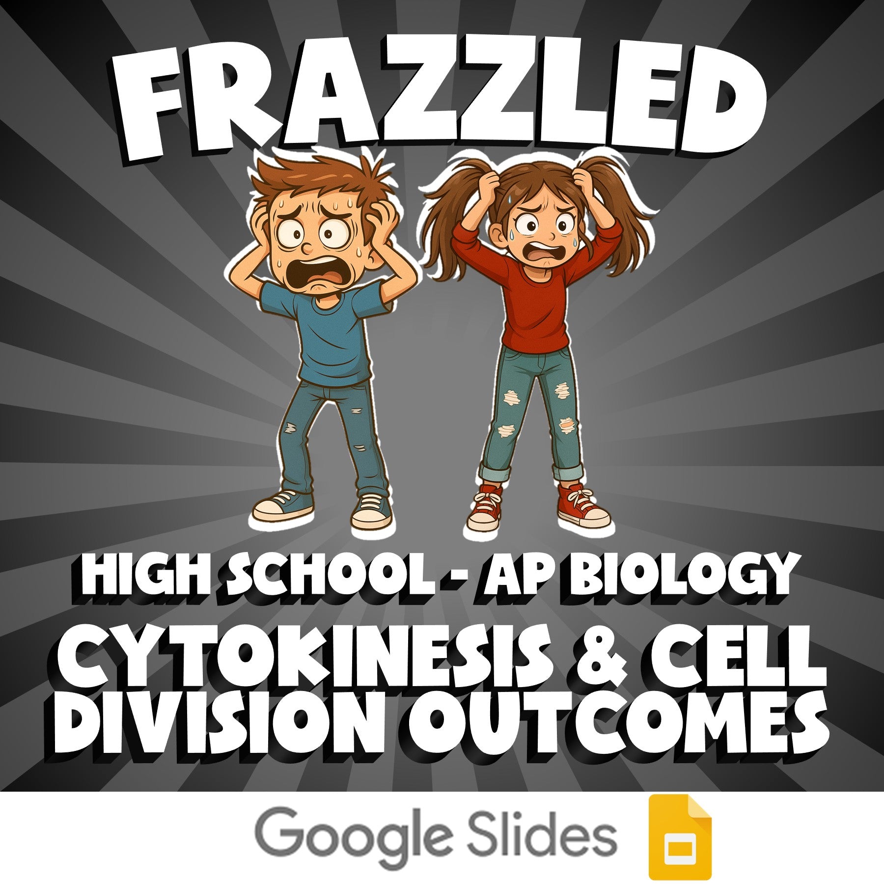 Cytokinesis & Cell Division Outcomes FRAZZLED Science Game - No Prep AP Biology