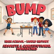 Absolute & Constitutional Monarchies BUMP Game - No Prep World History Review