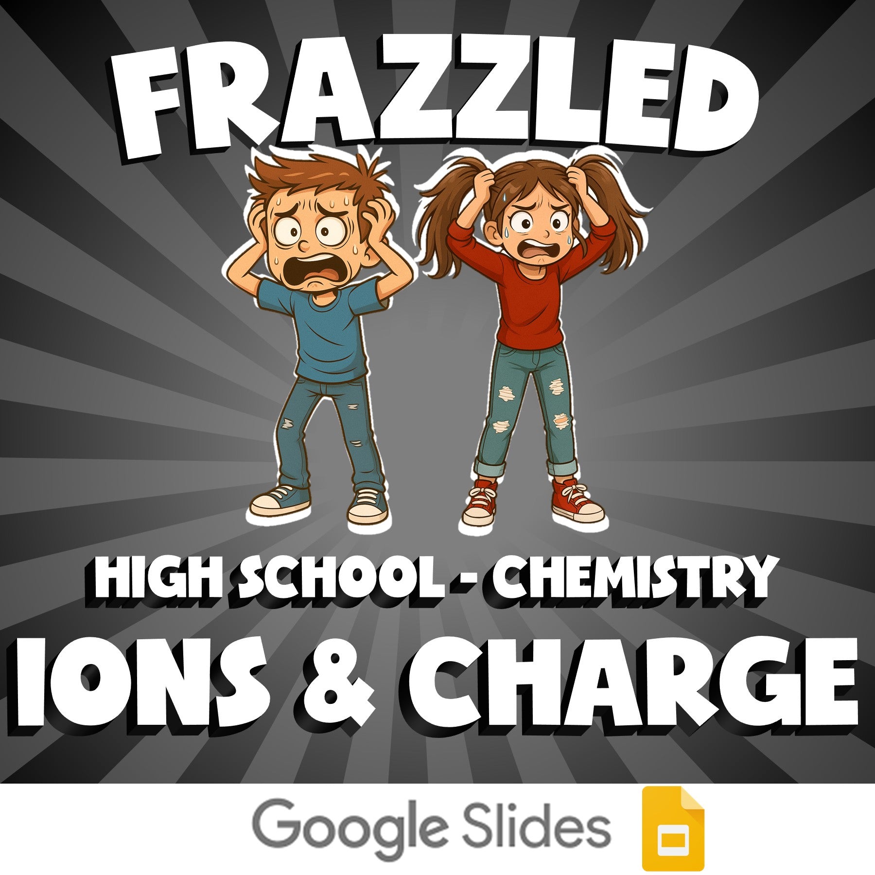 Ions & Charge FRAZZLED Science Game - No Prep Chemistry Review Activity